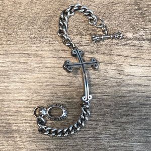 King Baby Studios Men’s bracelet with cross